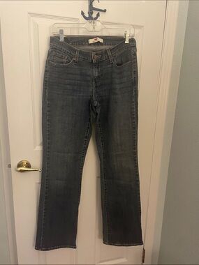 Levi's Dark Blue Curvy Bootcut Jeans